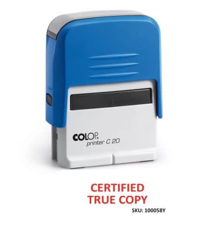 certified true copy stamp