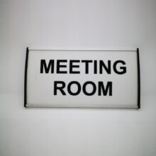 office sign meeting room