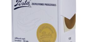 embossing seal stickers gold