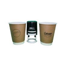 coffee cup stamp 40mm
