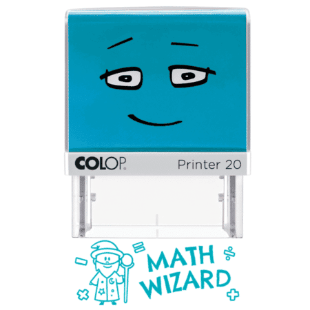 Math Wizard Stamp