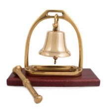 Table Bell Brass With Hammer